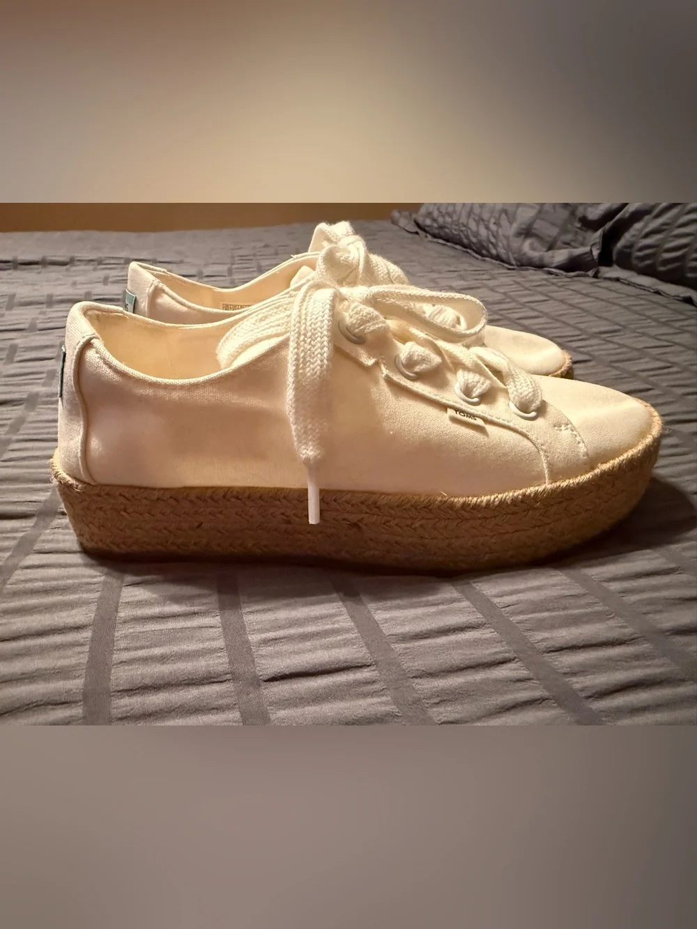 Tom’s women’s platform espadrille sneakers sz 8.5